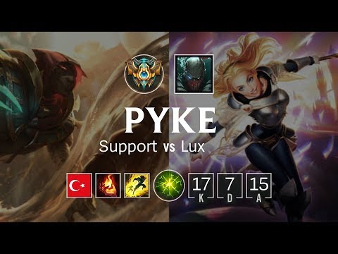 Pyke Support vs Lux - TR Challenger Patch 8.21