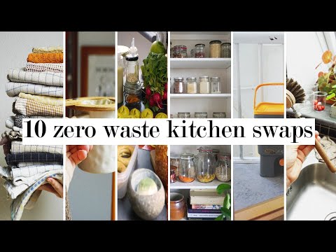 10 zero waste kitchen swaps // these are absolute game changers