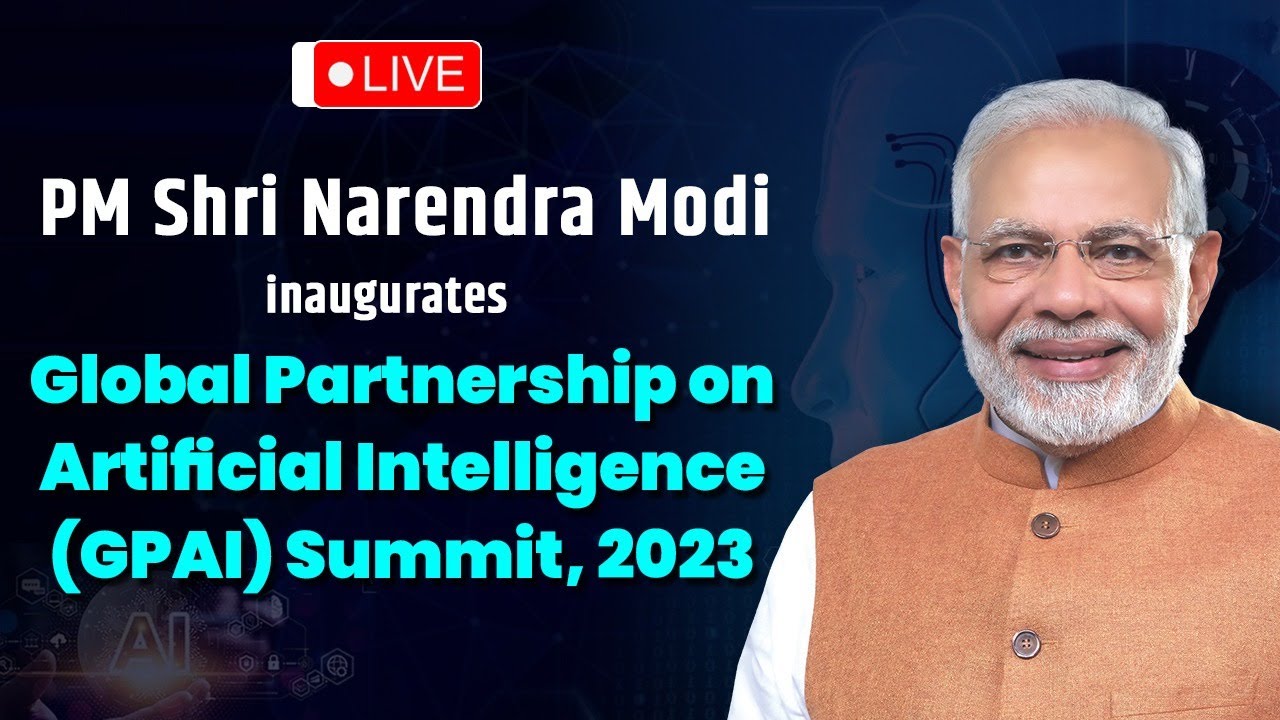 LIVE : PM Modi inaugurates Global Partnership on Artificial Intelligence (GPAI) Summit, 2023