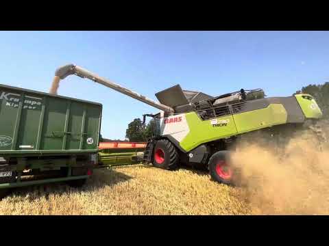 Ernte 2023 -(Gerste ) Claas Trion 730