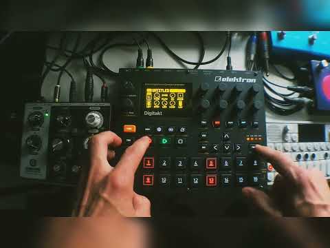 Digitakt & Spring Reverb (with BeniDub Pre-Amp)