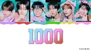 Cover art for '1000' NCT WISH