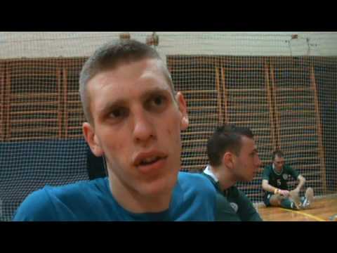 www.futsal.si: Alen Fetic po tekmi Slovenija - Italija (17.03. 2010)