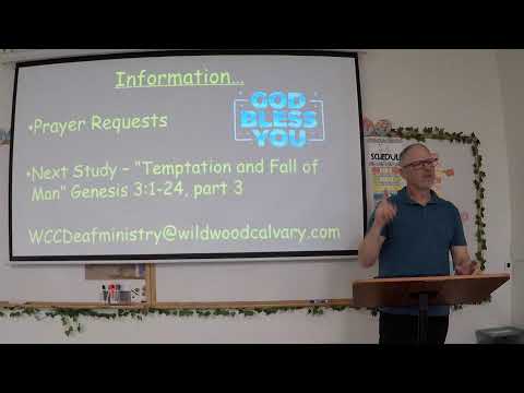 Temptation and Fall of Man, Genesis 3:1-24, part 2