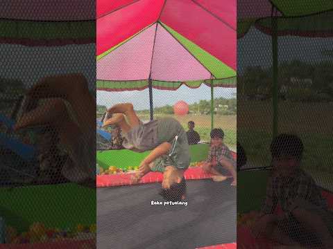 MAMA NARI MALAH RAKA SALTO ‼️ #minivlog #hiburanshorts #anakdesa #vlog