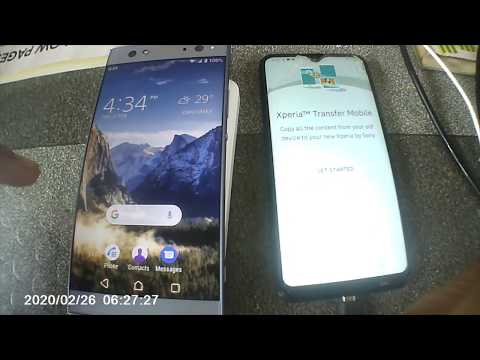 XPERIA transfer mobile app- How does it work