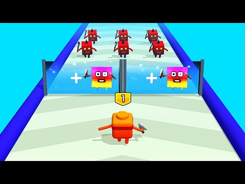 Merge NumberBlock Run 3D New Update - Merge Battles Game Part 7