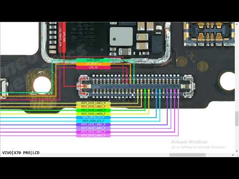 VIVO X70 PRO V2134A LCD Black LCD Light No Lcd Grapic  Ways Problem Hardware Solution #borneoschemat