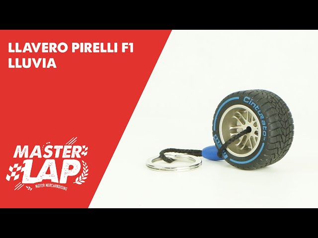 Vídeo relacionado con AUTOZOCO Llavero neumático Formula 1 metálico, Llavero F1, llavero automovilismo, neumático de goma, key chain rueda de carreras, Diseño goma de Fórmula 1, Azul