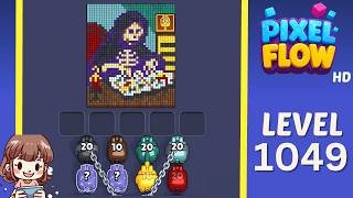 Pixel Flow Level 1049 Solution Walkthrough