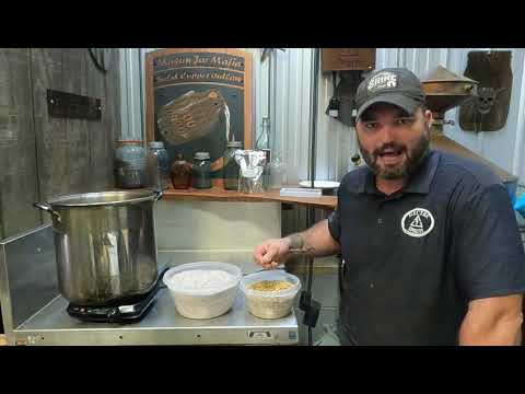 Making an all grain moonshine mash.   Part 1: all grain mash explained.