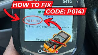 How To Test Oxygen Sensors On 2003-2007 Honda Accord | O2 Sensor Location | Code P0141