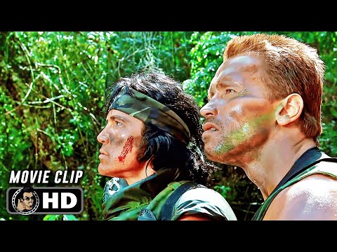 Billy Is Spooked Scene | PREDATOR (1987) Arnold Schwarzenegger, Movie CLIP HD