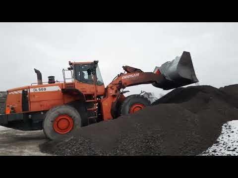 Ładowarka kołowa z wagą DOOSAN DL500, 4x4 (30 t) waga + drukarka na aukcji Flotilo.pl