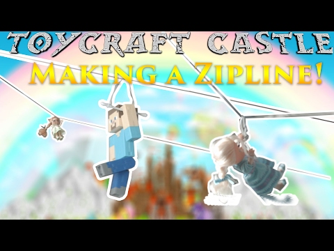 TC - Real World - The Zipline with Elsia and Annia, Steve, Alex. Elsa, Frozen Disney Toys