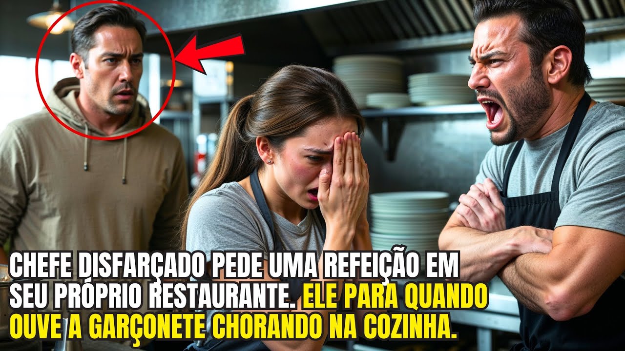 Undercover BOSS places an order in his restaurant, He stops when he hears the waitress crying in ...