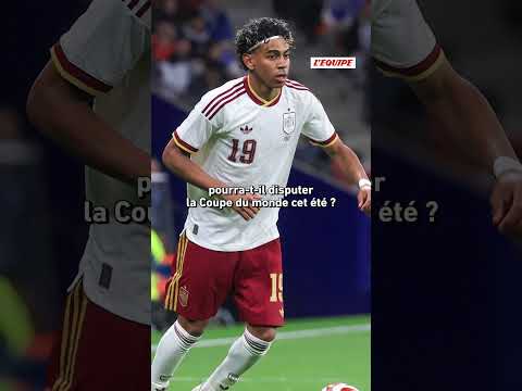 💔Sorti touché face au Celta, Lamine Yamal ne rejouera pas avec le Barça cette saison #shorts #yamal