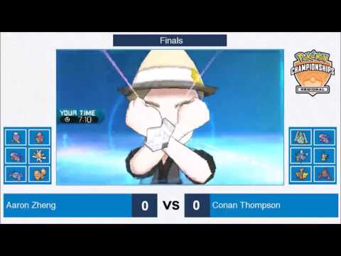 FINALS Aaron Cybertron Zheng vs Conan Thompson VGC 17 Portland Pokemon Regional Championships