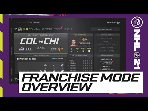 NHL 21 FRANCHISE MODE OVERVIEW