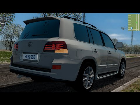 Lexus LX570 5.7 Sport Design - City car driving [Logitech G29]