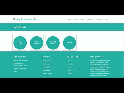 Online Pharmacy Store Python Django Project Tutorial