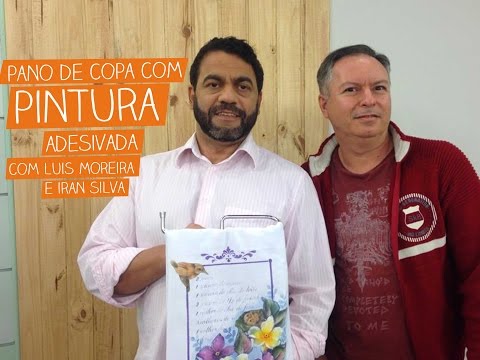 Pano de Copa com Pintura Adesivada com Luis Moreira e Iran Silva | Vitrine do Artesanato na TV