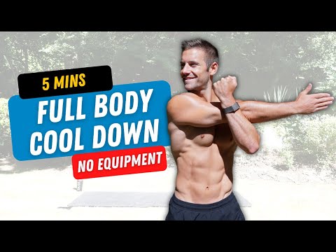 5 Minute FULL BODY COOL DOWN Exercises After Workout