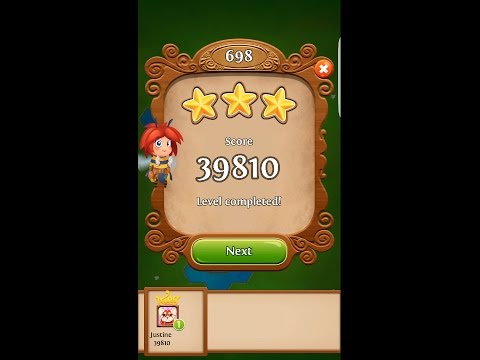 Blossom Blast Saga Level 698