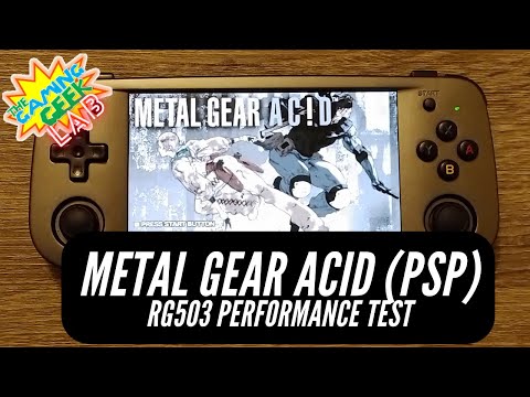 Anbernic RG503 Performance Test - Metal Gear Acid (PSP)