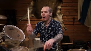 Music video thumbnail preview for KORPIKLAANI - Kotomaa - Samuli Mikkonen (OFFICIAL DRUM PLAYTHROUGH) by Korpiklaani
