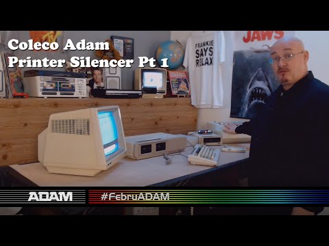 Coleco Adam Printer Reset Silencer Pt 1 #FEBRUADAM