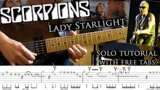 Scorpions - Lady Starlight guitar solo lesson (with tablatures and backing  tracks)