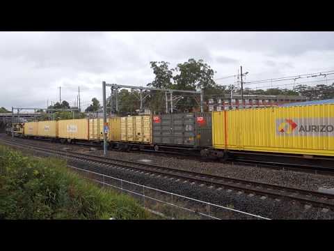 LDP001 & 6012 with Aurizon 7BM7 - 15/10/17
