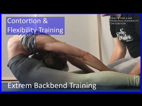 24 Frederick van Laak Contortion: Deep Backbend self hold -Also for Yoga, Pole, Ballet, Dance People