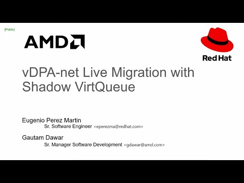 vDPA-net live migration with Shadow Virtqueue