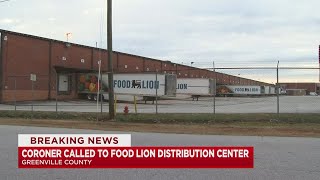 Coroner called to Food Lion distribution center