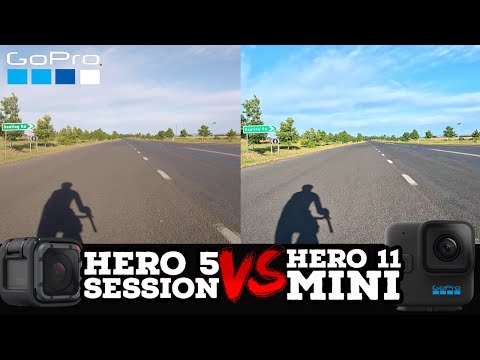 GoPro HERO 11 Mini vs HERO 5 Session // Battle of the Small GoPros