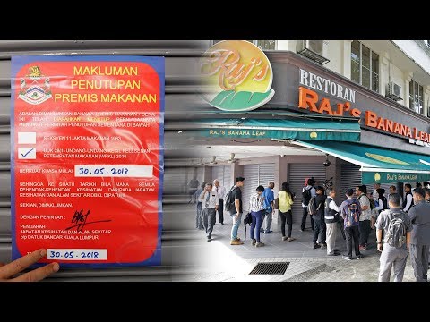 DBKL fecha oficialmente o restaurante Raj’s Banana Leaf em Bangsar