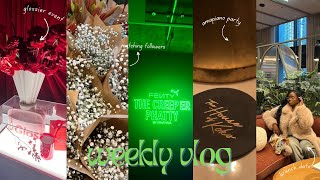 weekly vlog: fenty x puma, glossier event, amapiano party, candlelit concert + more