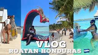 TRAVEL VLOG | ROATAN HONDURAS 🇭🇳 • SOLO TRIP • LUXURY RESORT | Gina Jyneen