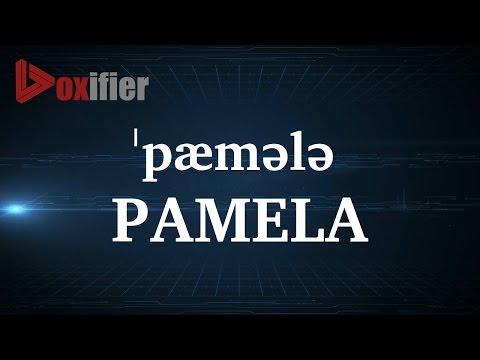 How to Pronunce Pamela in English - Voxifier.com