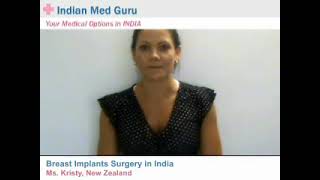 Ms. Kristy, New Zealand patient video testimonial India