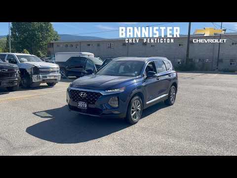2019 Hyundai Santa Fe 2.0T Preferred AWD in Blue for sale at Bannister Chevrolet Penticton in Penticton, BC