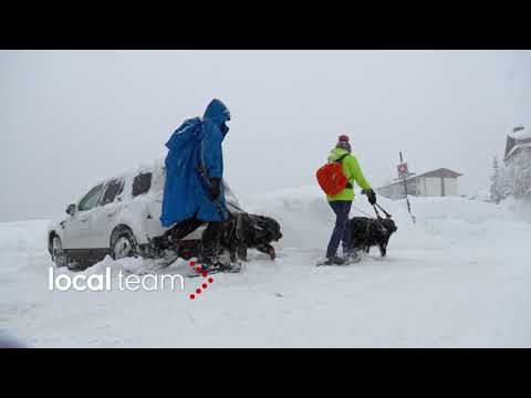 Abetone, la neve è altissima: superati i due metri e mezzo