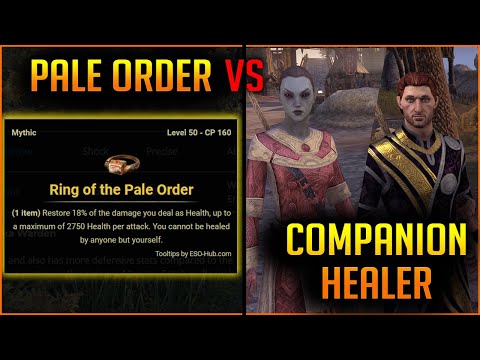 Ring of the Pale Order vs Companion Healer, which one is better? ESO (Elder Scrolls Online)