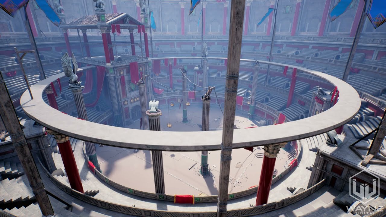 4K Gladiator Arena Ambience 🎥 | Unreal Engine 5 Render