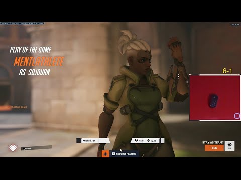 POTG! GALE +WARN + KEPHRII! INSANE SOJOURN OVERWATCH 2 SEASON 3 TOP 500 GAMEPLAY