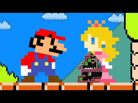 Mario vs the Tiny Peach Maze
