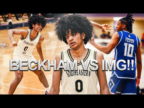 Beckham and SEPA EMBARRASSED IMG IN JOHN WALL CLASSIC SEMI FINALS😭 Sold out gym went CRAZY