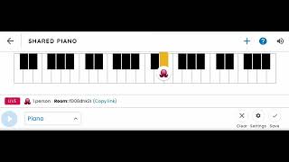 Playing Runaway in Chrome Music Lab